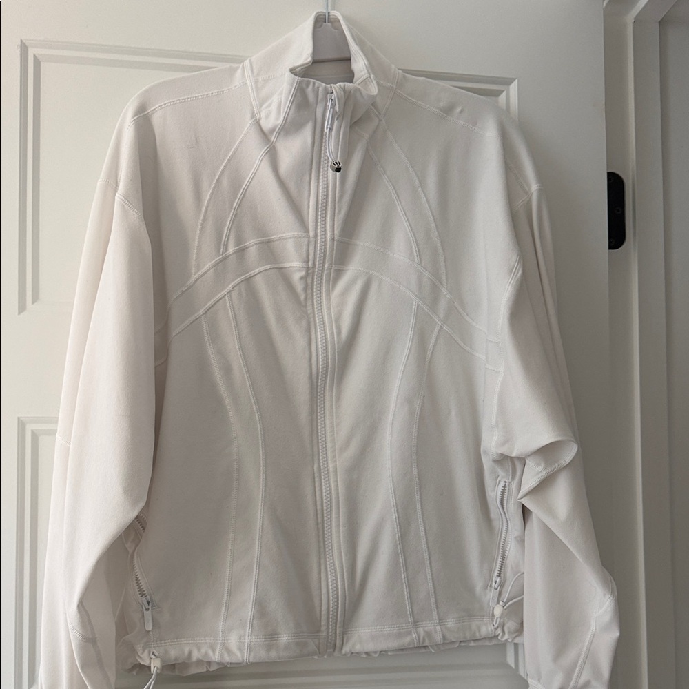 Lululemon Women's White Zip-Up Jacket sz 6